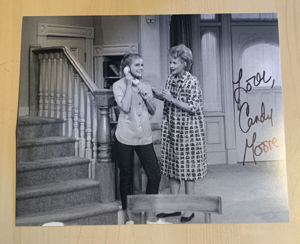 CANDY MOORE HAND SIGNED 8x10 Photo Poster painting ACTRESS AUTOGRAPHED THE LUCY SHOW COA