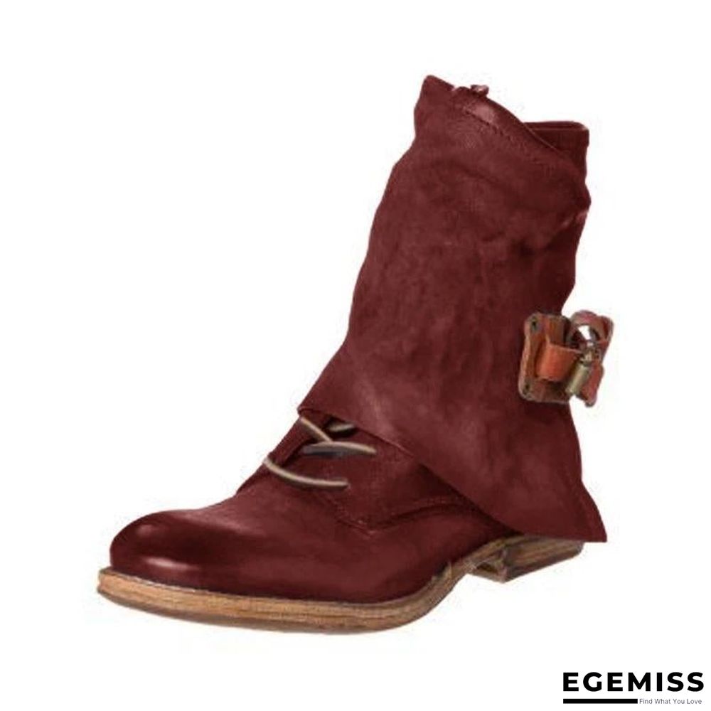 Casual Flat Heel Outdoor Boots | EGEMISS