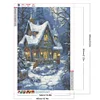 Diamond Painting-DIY Full Round Drill Christmas Snow House(40*60 CM)