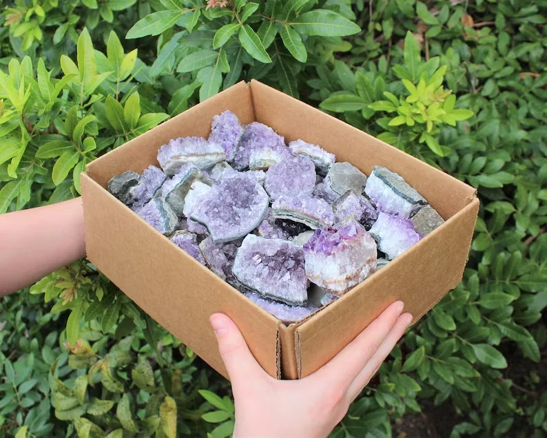 Amethyst Cluster Box