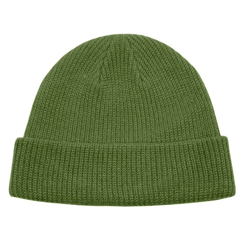 Unisex Minimalist Solid Color Eaveless Wool Cap