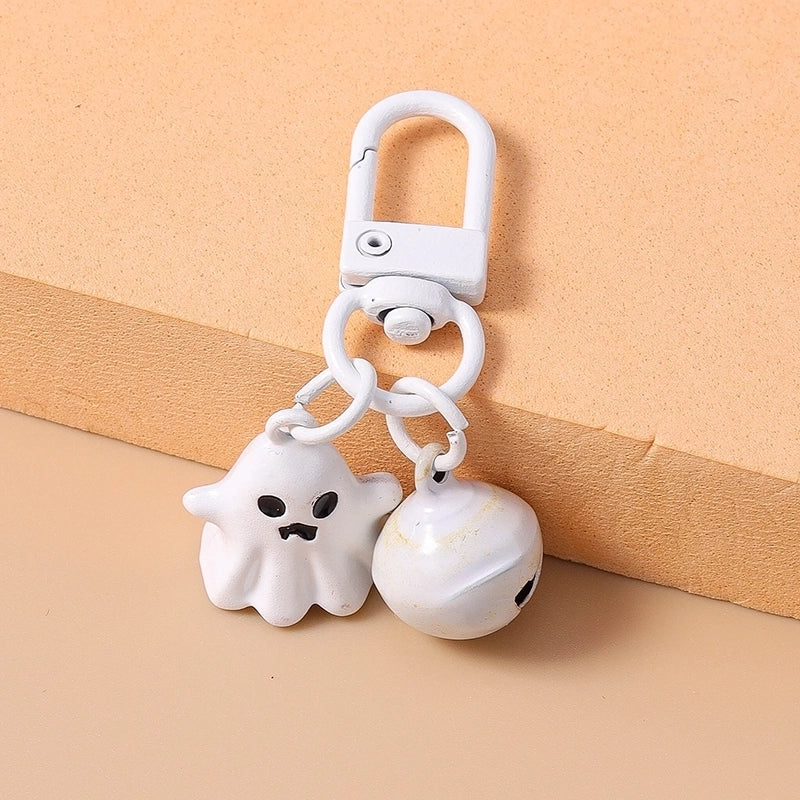Cartoon Style Cute Commute Ghost Alloy Halloween Keychain