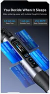 FNIRSI HS-03 Cordless Upgraded Soldering Iron 10W 100-450&deg;C Swappable 2600mAh Battery Type-C 0.96" IPS Screen 1&deg;F Step Adjustment F210 Tips 7s Heat Up 