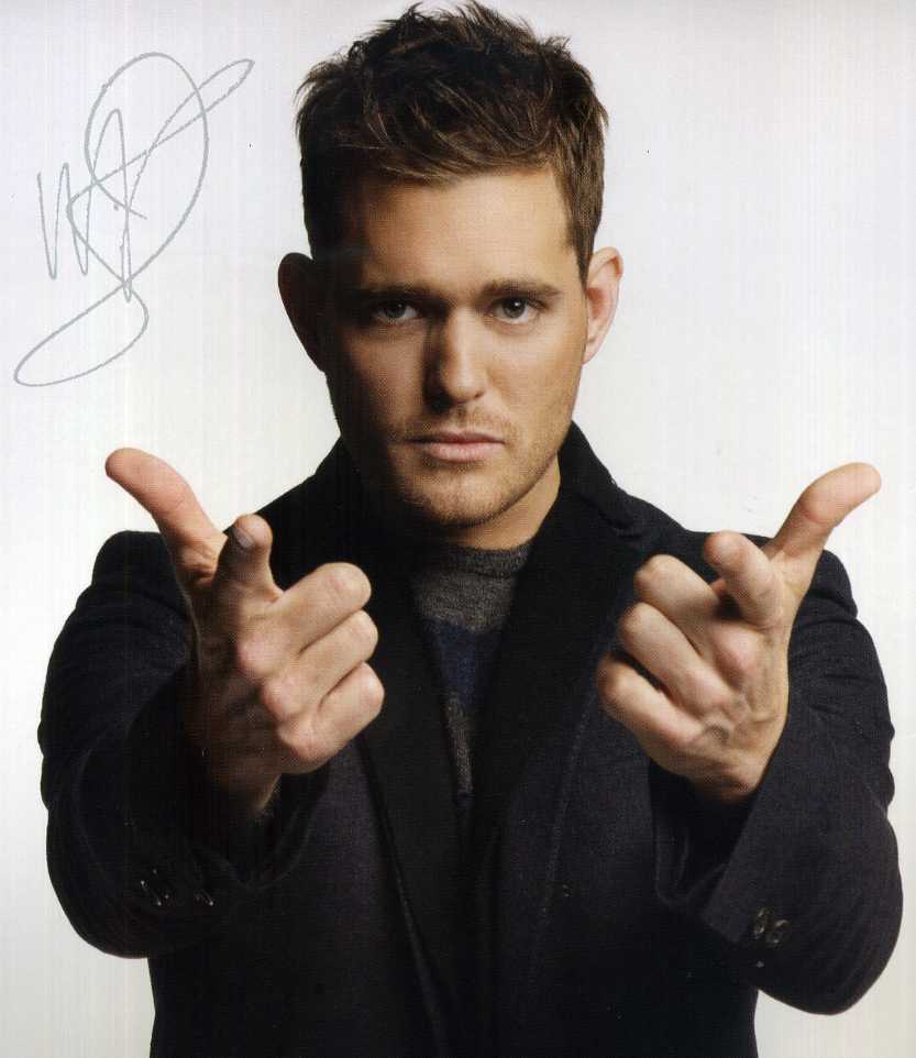 MICHAEL BUBLE Signed Photo Poster paintinggraph - Pop Musician / Singer / Vocalist preprint