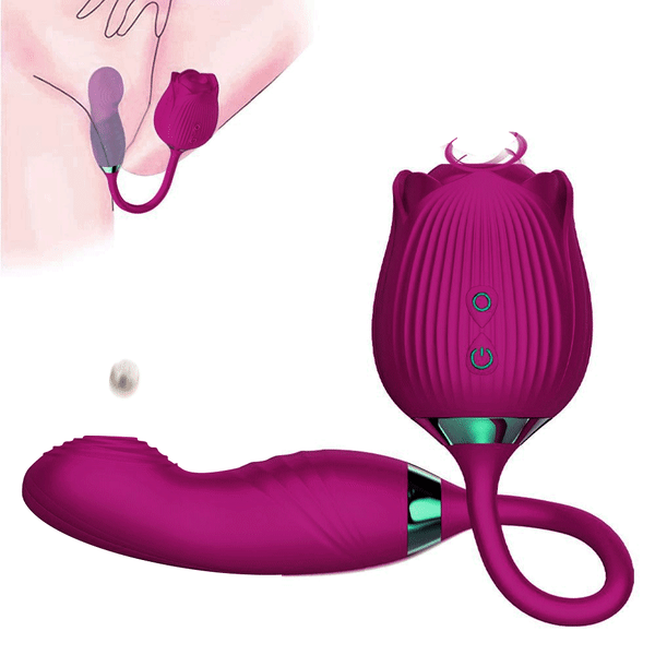 Rose Vibrator Clitoris Stimulator