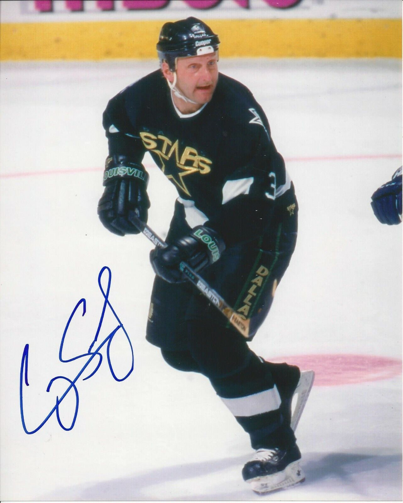 Craig Ludwig Autographed 8x10 Dallas Stars#3