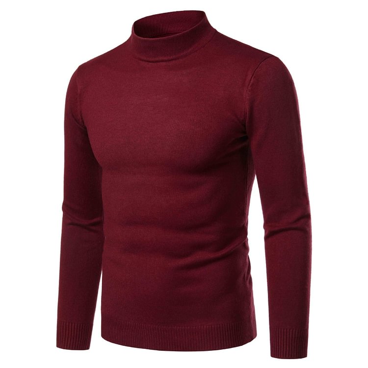MENS BLACK PULLOVER SWEATER