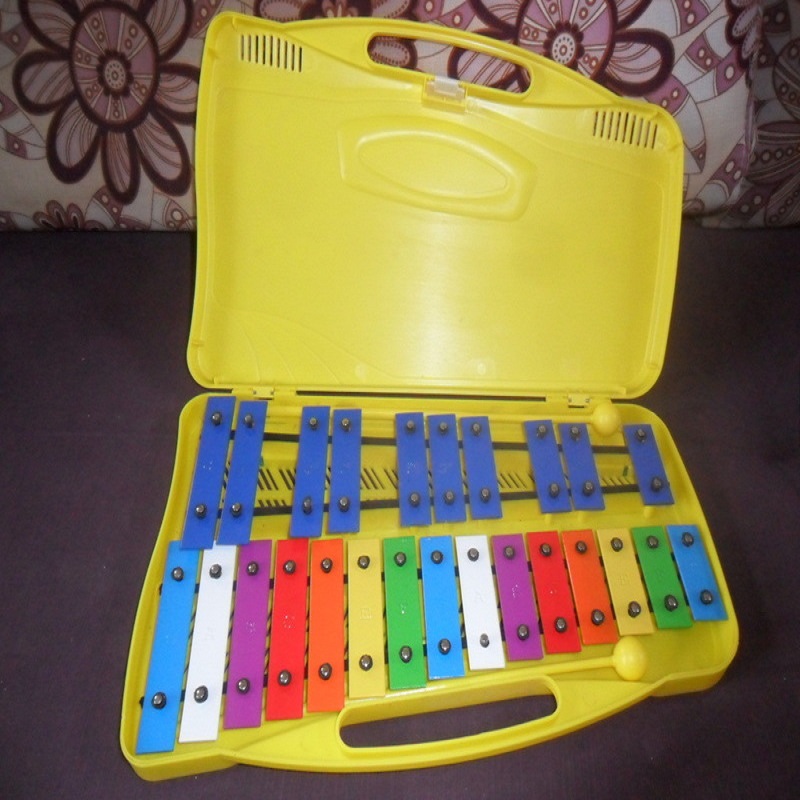 

Kids Musical Instruments 25 Tones Aluminum Percussion Piano Education Toys, Up, 501 Original