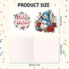 Diamond Painting Christmas Snowman Greeting Cards Congratulations Cards & Gifts