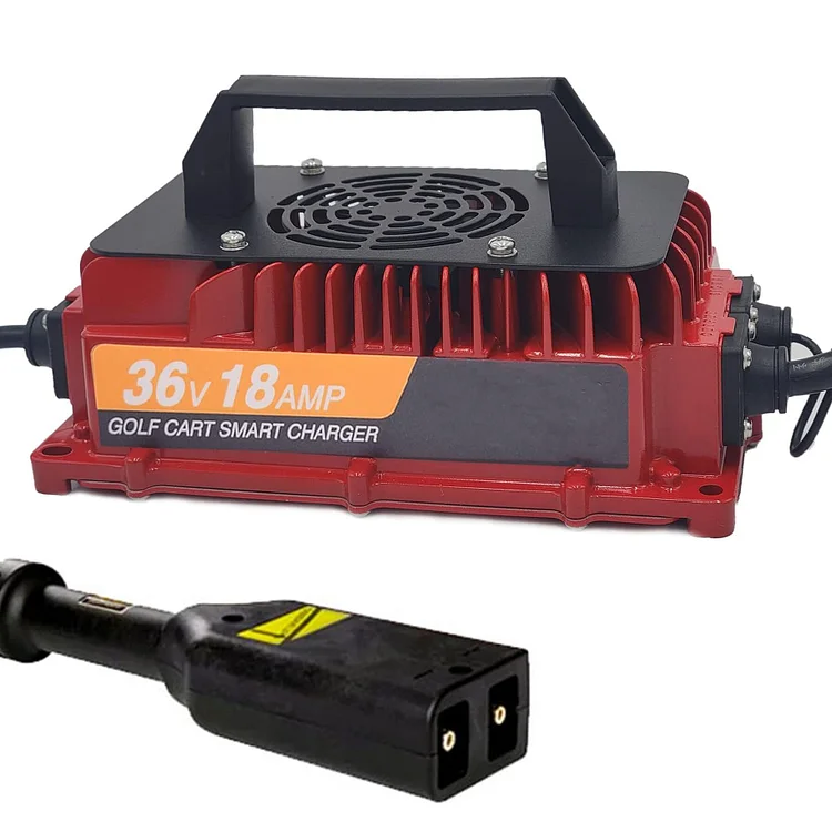 SEBLAFF Golf Cart 36V 18A Onboard Battery Charger D-Type Plug IP67 Replacement for TXT Golf Cart