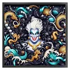 (Counted/Stamped)Disney Villain-Ursula-11CT Cross Stitch 45*45cm/17.72*17.72in