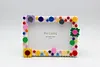Garden DIY Building Block Photo Frame Kit,Creative Handmade Assembled Photo Frame Handmade Craft Gift Home Tabletop Display Decor