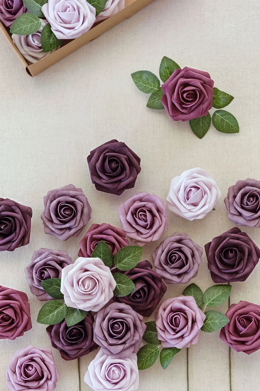 3" Foam Rose with Stem - 56 Colors