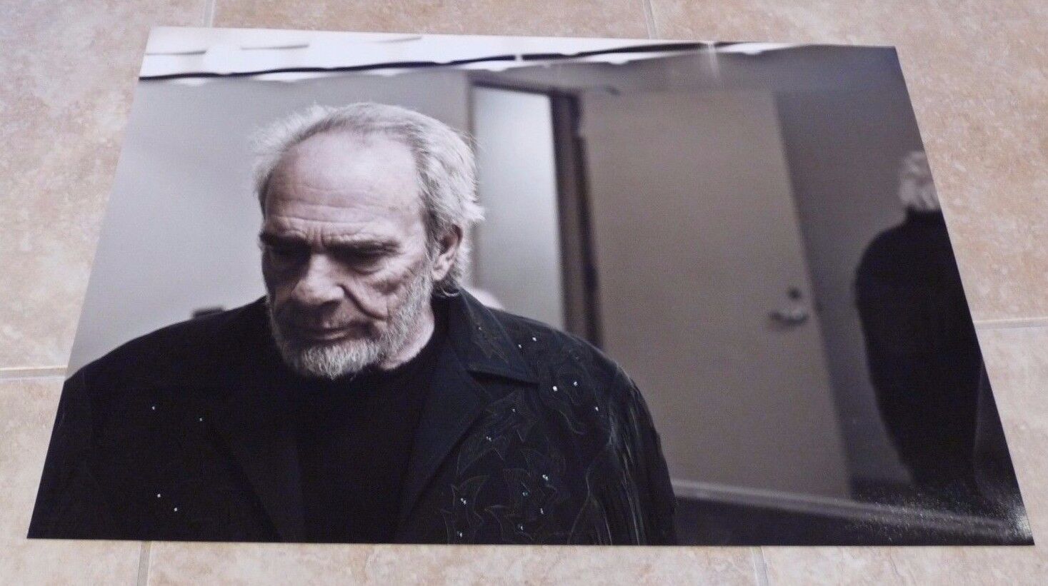 Merle Haggard HUGE Promo 20x30 High Quality Photo Poster painting Country Music Legend