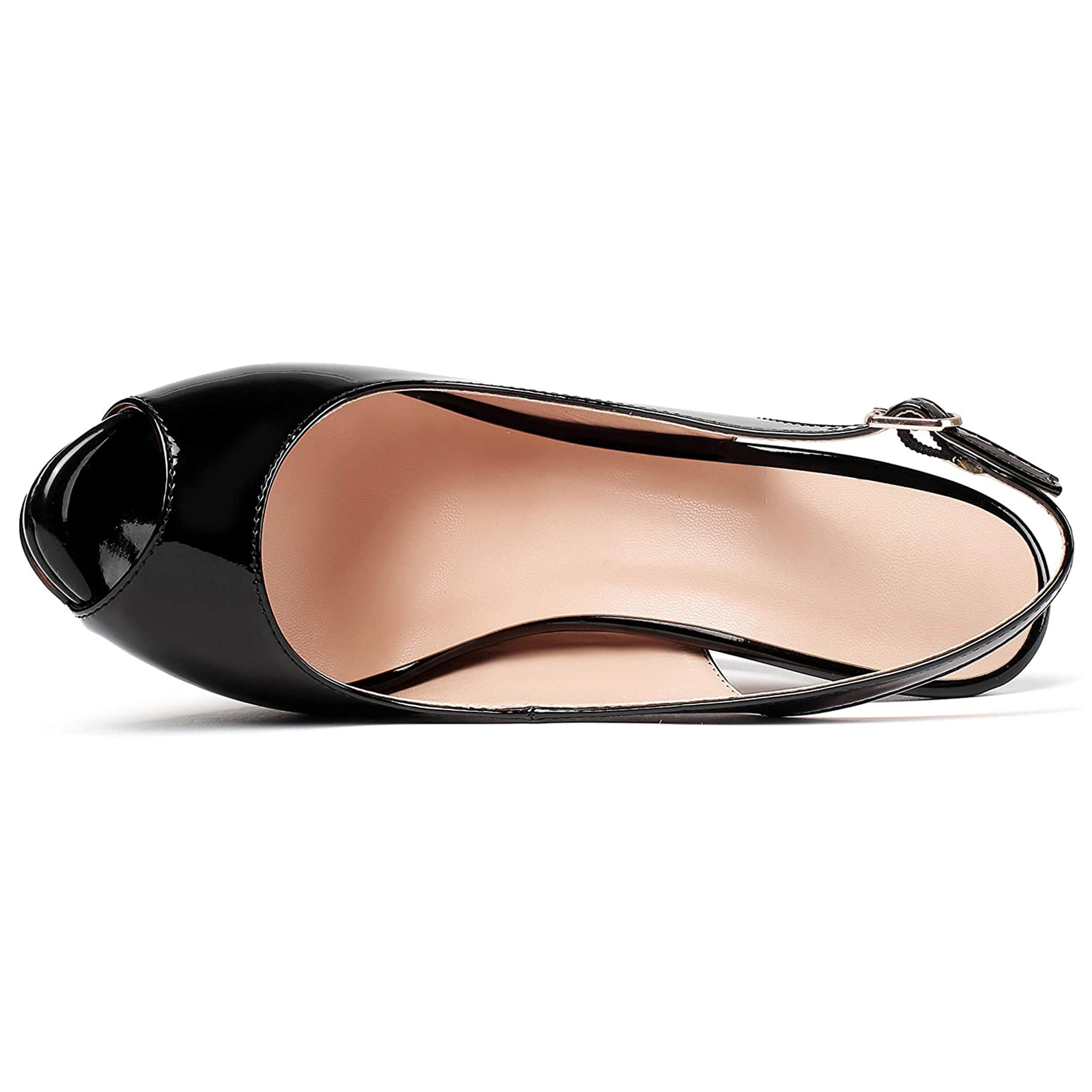 4.72'' Women's Platforms Heels Party Wedding Patent Pumps-MERUMOTE