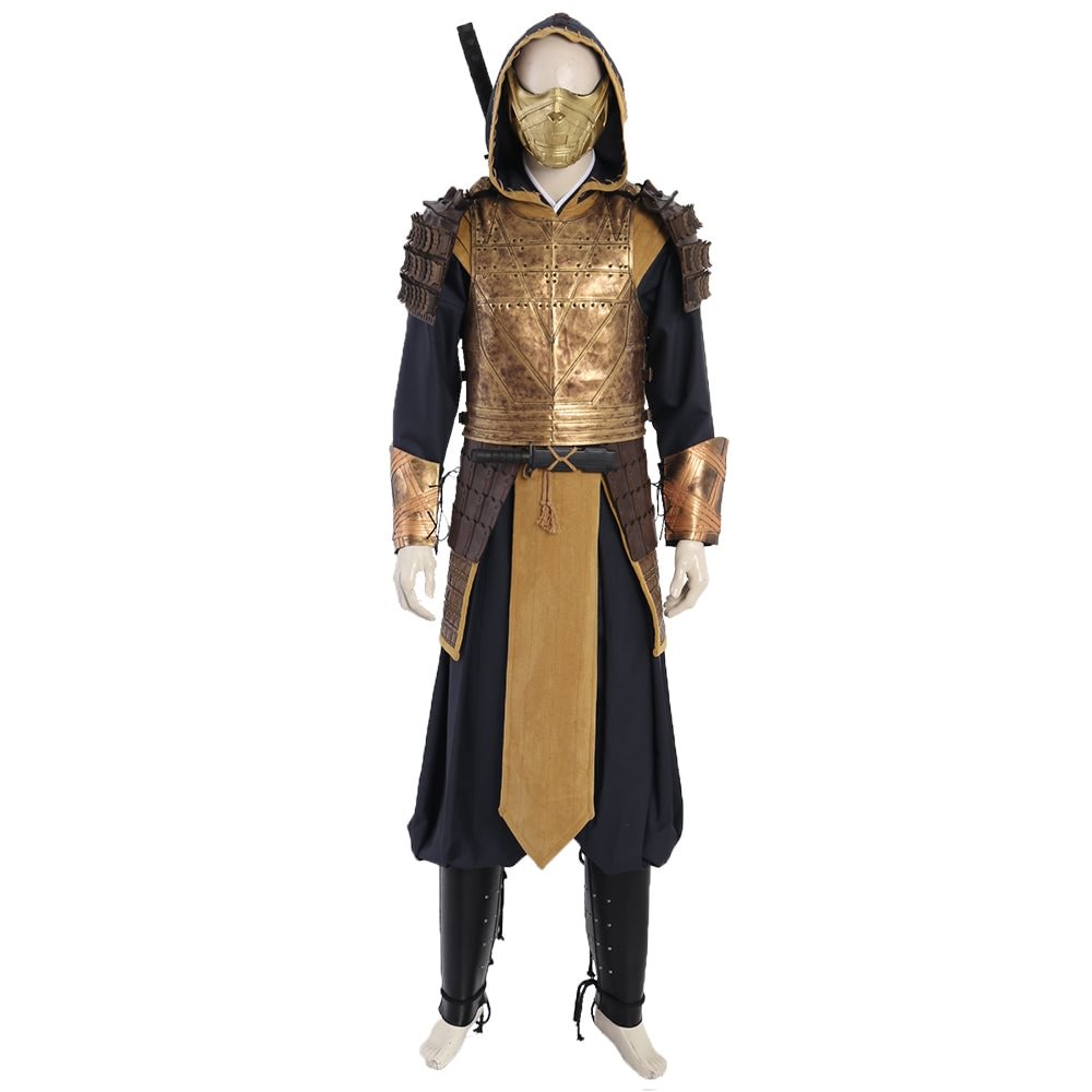 Mortal Kombat 11 Scorpion Hanzo Hasashi Cosplay Costumes