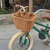 Bike Front Basket with Handles Cute Square Bicycle Basket for Kids Adult Bikes