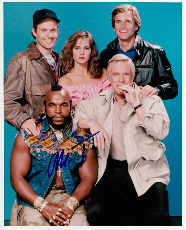 Mr. T signed 8x10 Photo Poster painting (A-Team)