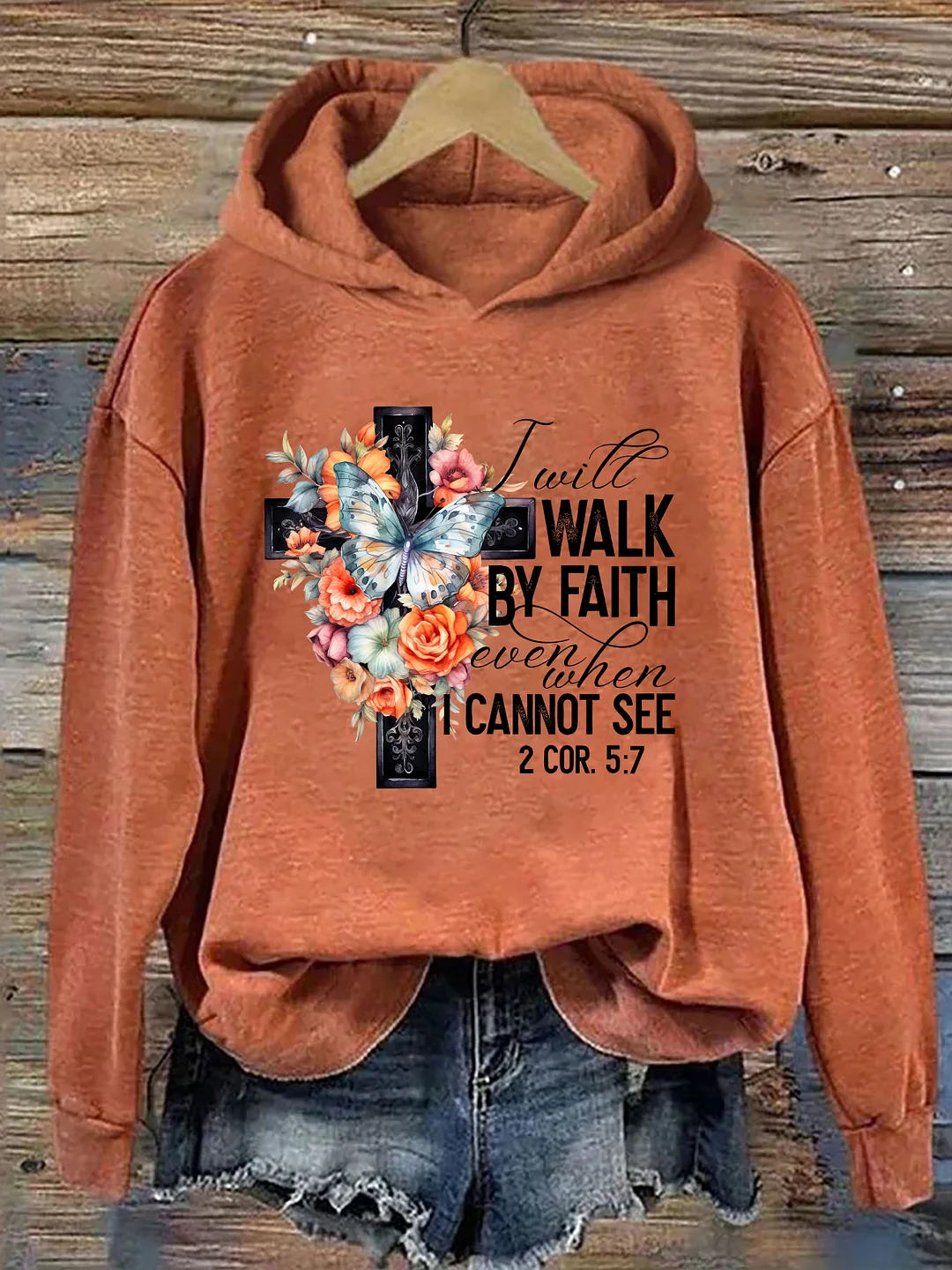 Walk by Faith Hoodie