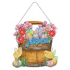 DIY Special Shaped Diamond Painting Easter Egg Bunny Festival Hanging With Lamp String Kit
