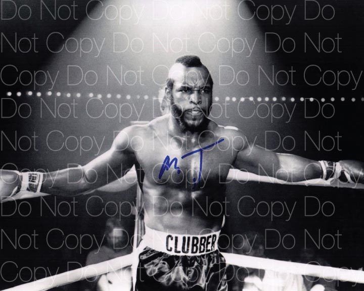 Mr. T signed 8X10 inch Photo Poster painting picture poster autograph RP