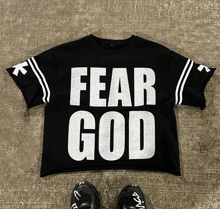 Fear God Printed Casual Street T-Shirt