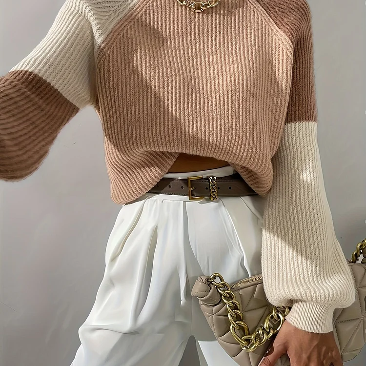 Colour Block Sweater