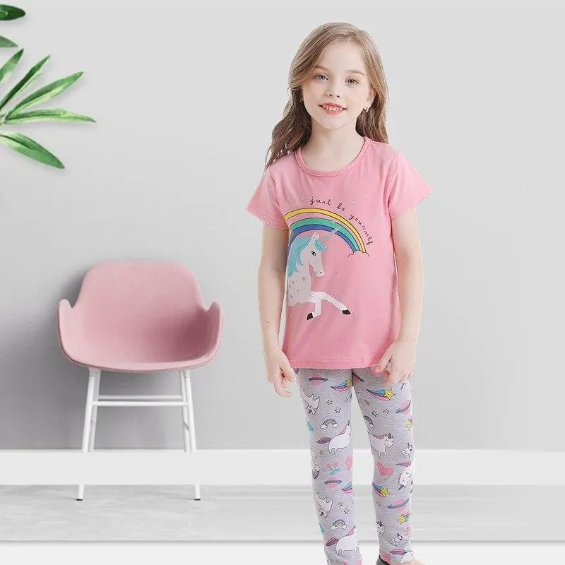 NNJXD Girls Clothing Set For Casual 2 Pcs Tops and Leggings for Girls 3-8T Cotton Casual Wear Children Clothing Kids Outfits