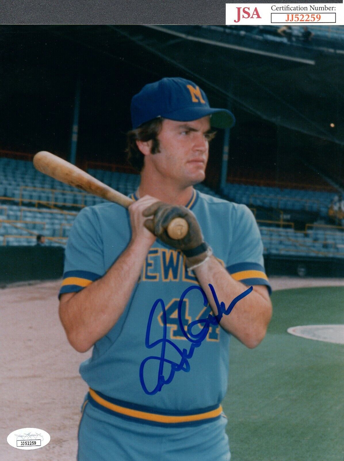 JSA Gorman Thomas Autographed Signed AUTO 8x10 Photo Poster painting Milwaukee Brewers TRB 530