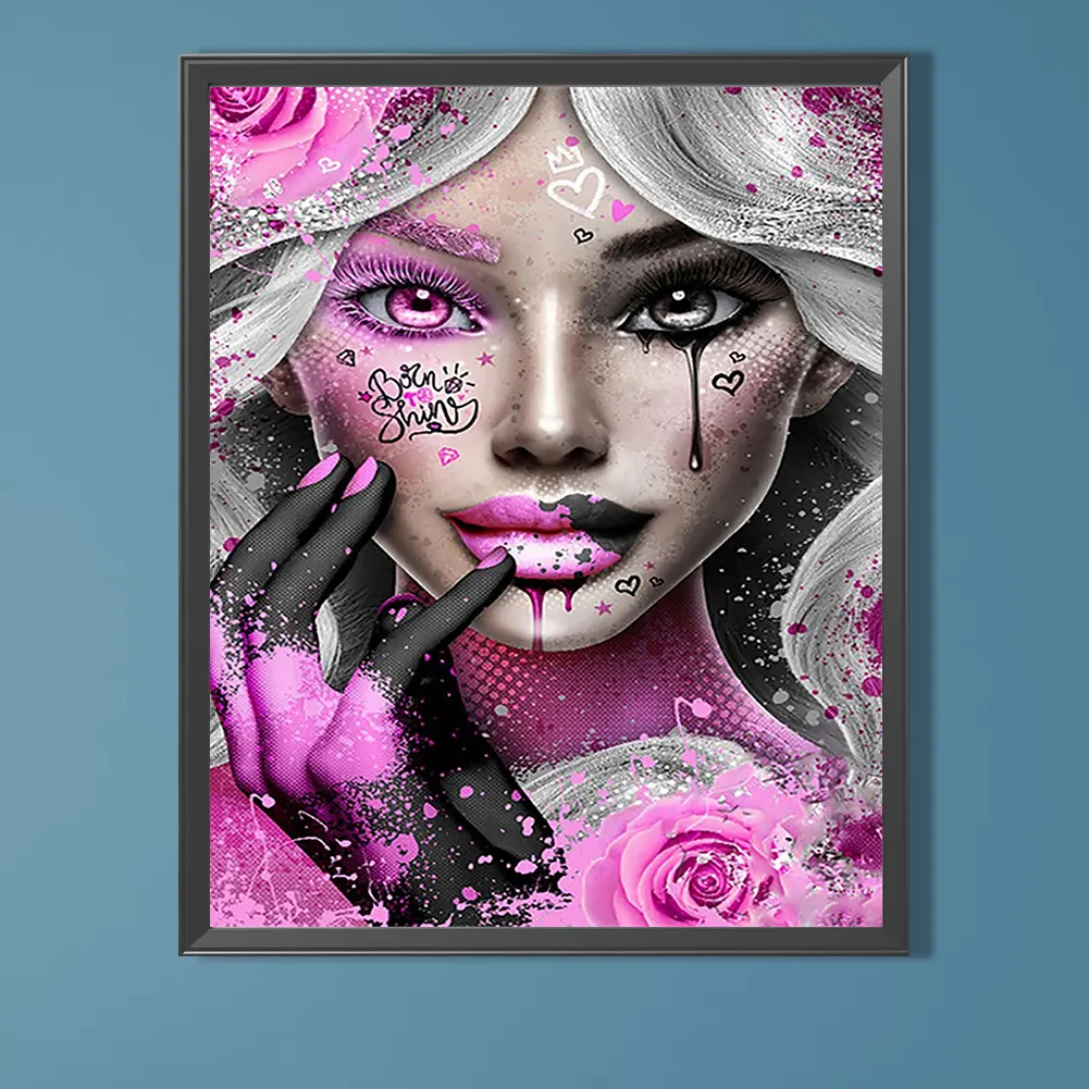 Full Round Diamond Painting 40*50cm - Girl