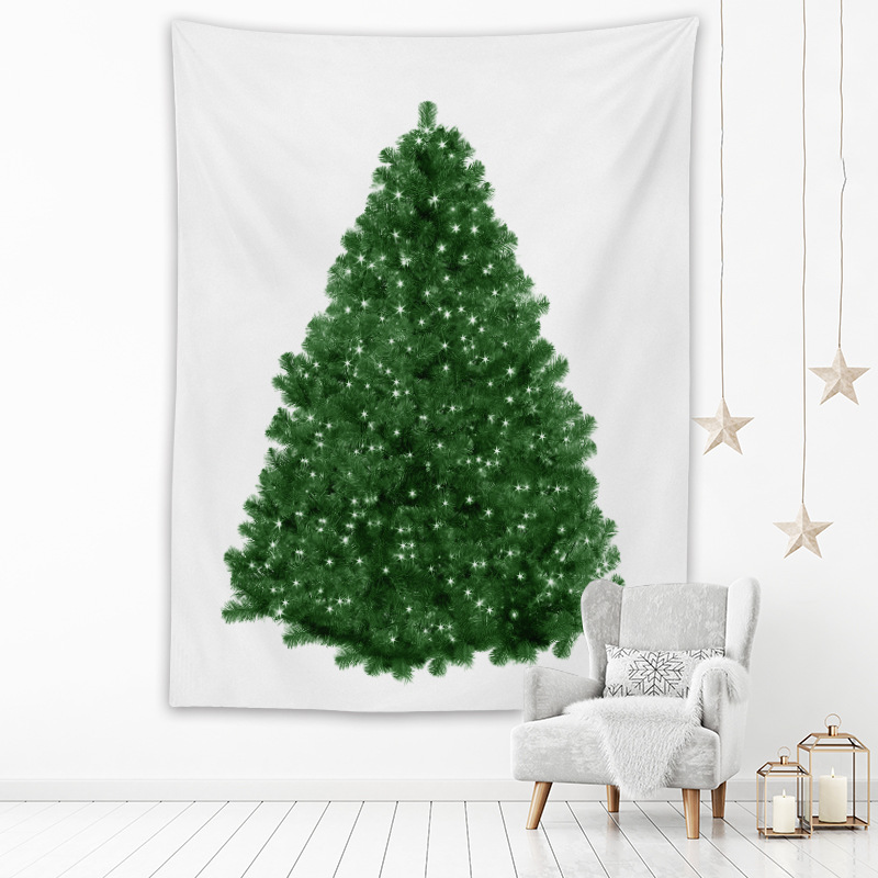 Christmas Tree Printed Christmas Home Decoration - Livereid