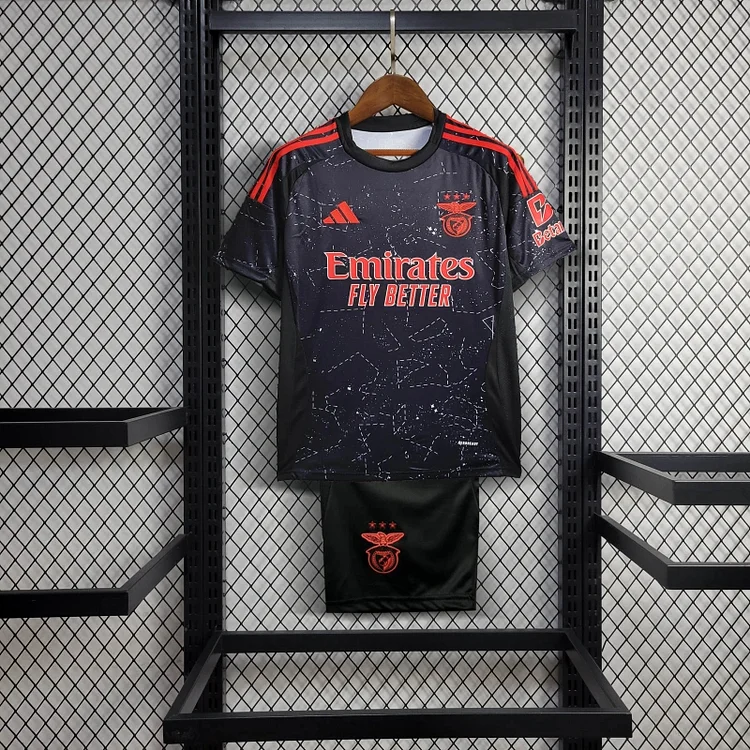 Benfica Auswärtstrikot Kinder Minikit 2024-2025