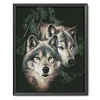 11CT Counted/Stamped Wolf - Cross Stitch 40*50cm