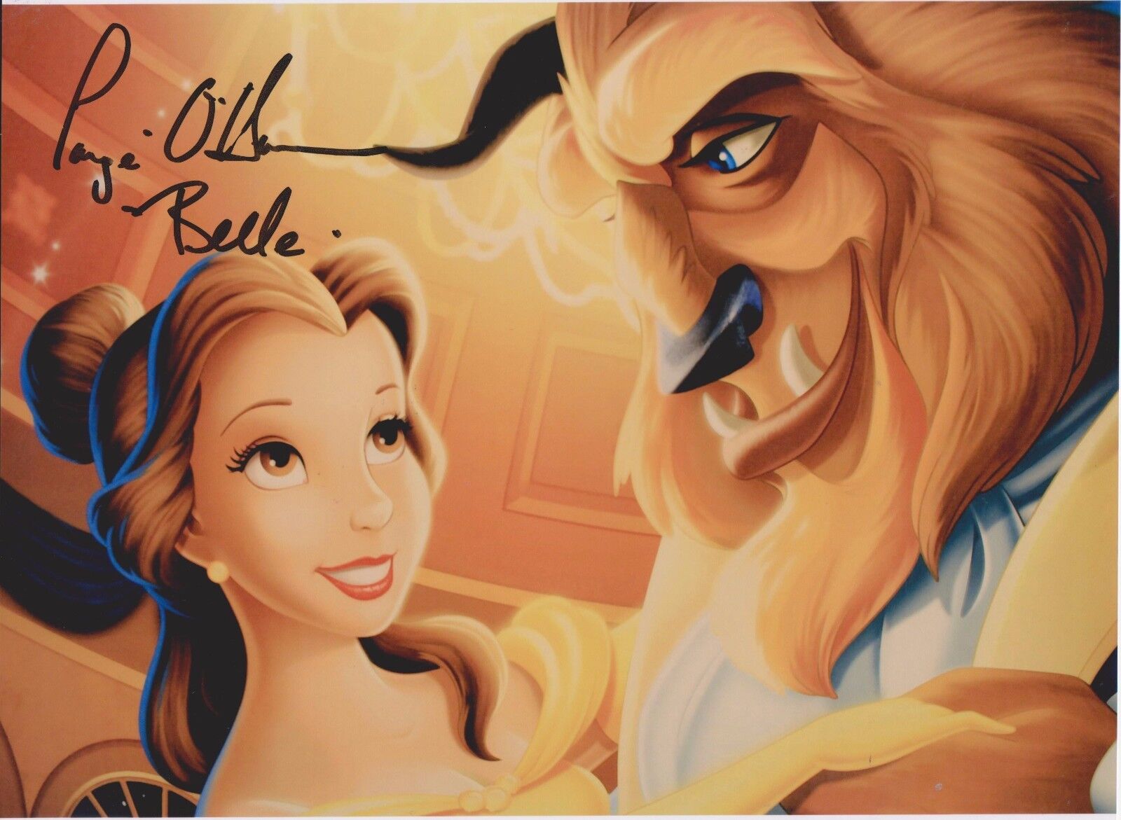 Paige O'Hara Signed Photo Poster painting - Voice of Belle Walt Disney's Beauty & The Beast #3