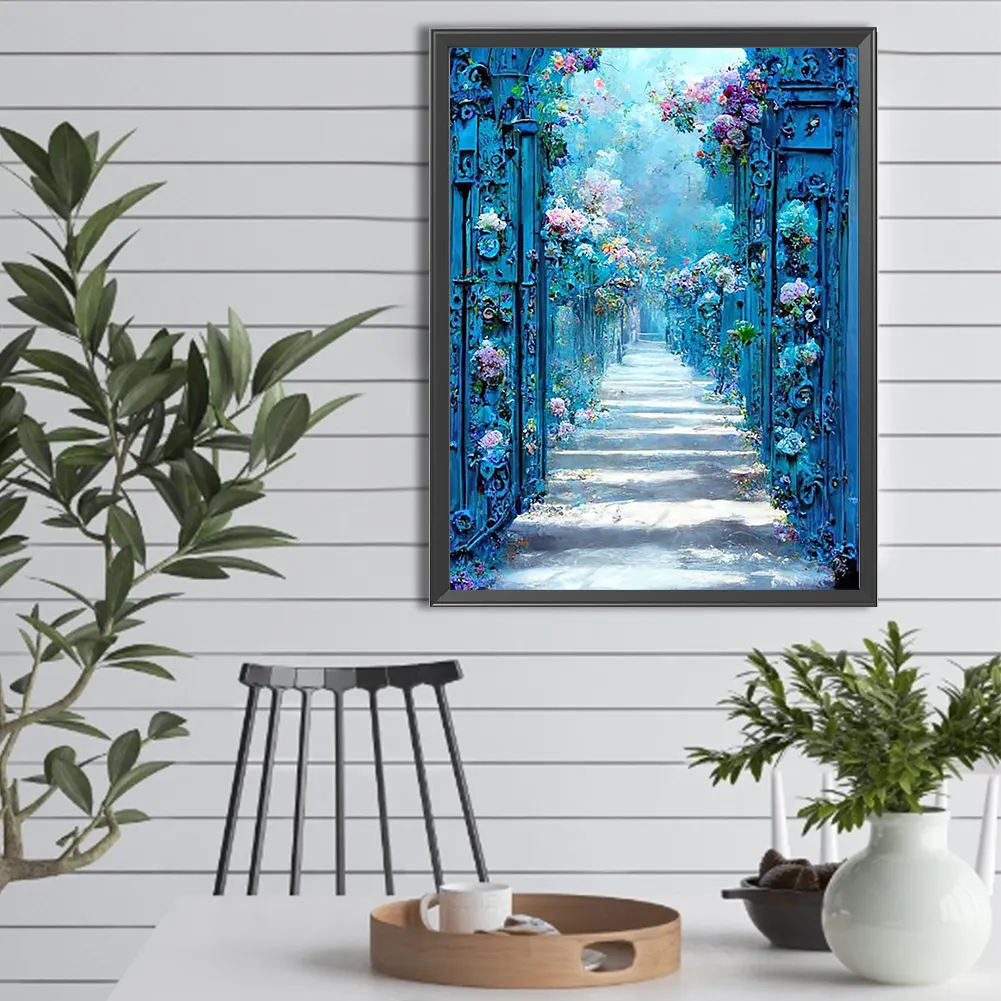 Full Round Diamond Painting 30*40cm - Flower Path