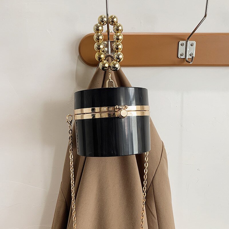 Acrylic Mini Crossbody Tote Box Bag 2021 Trendy Fashion New High quality Women's Designer Handbag Chain Shoulder Messenger Bag
