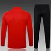 Joyfball 2025/2026 Flamengo Half-Pull Training Suit Red Retro version Football Shirt 1:1 Thai Quality