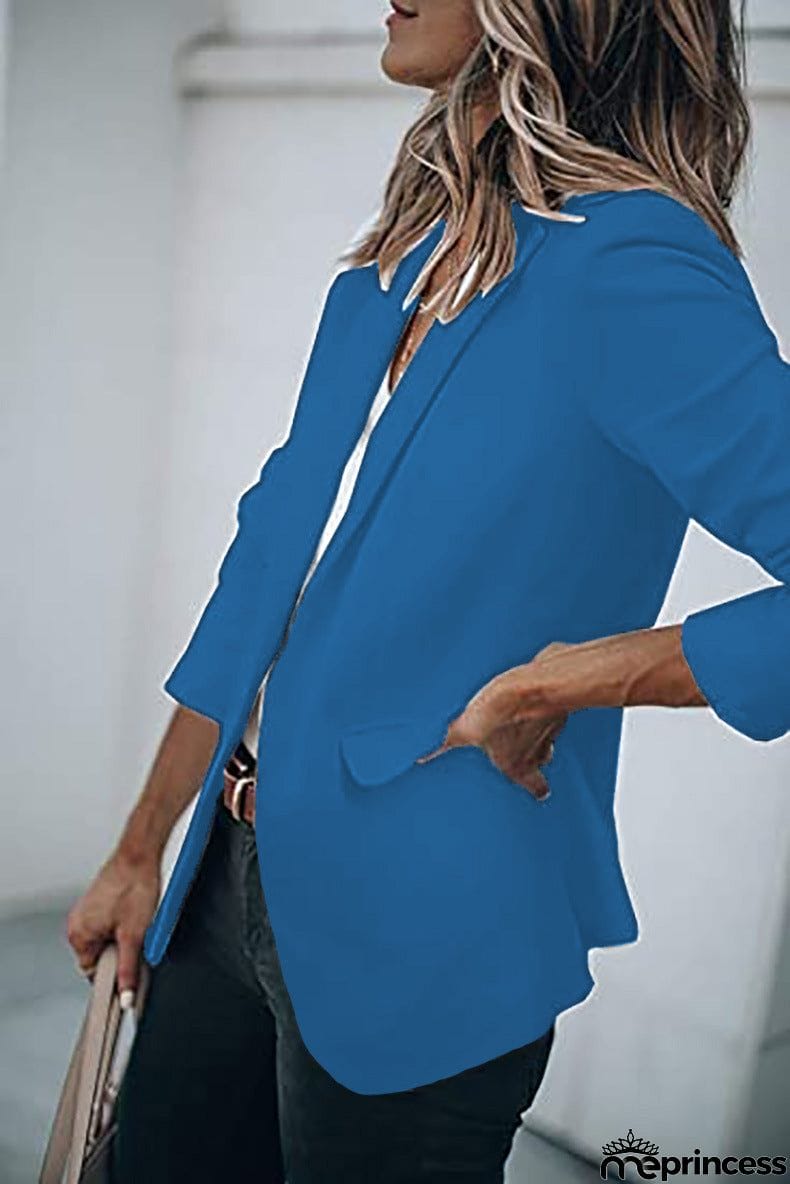 Casual Turndown Collar Coat