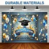 Congrats Photography Background Cloth Wear Resist Bachelor Hat Backdrop Banner