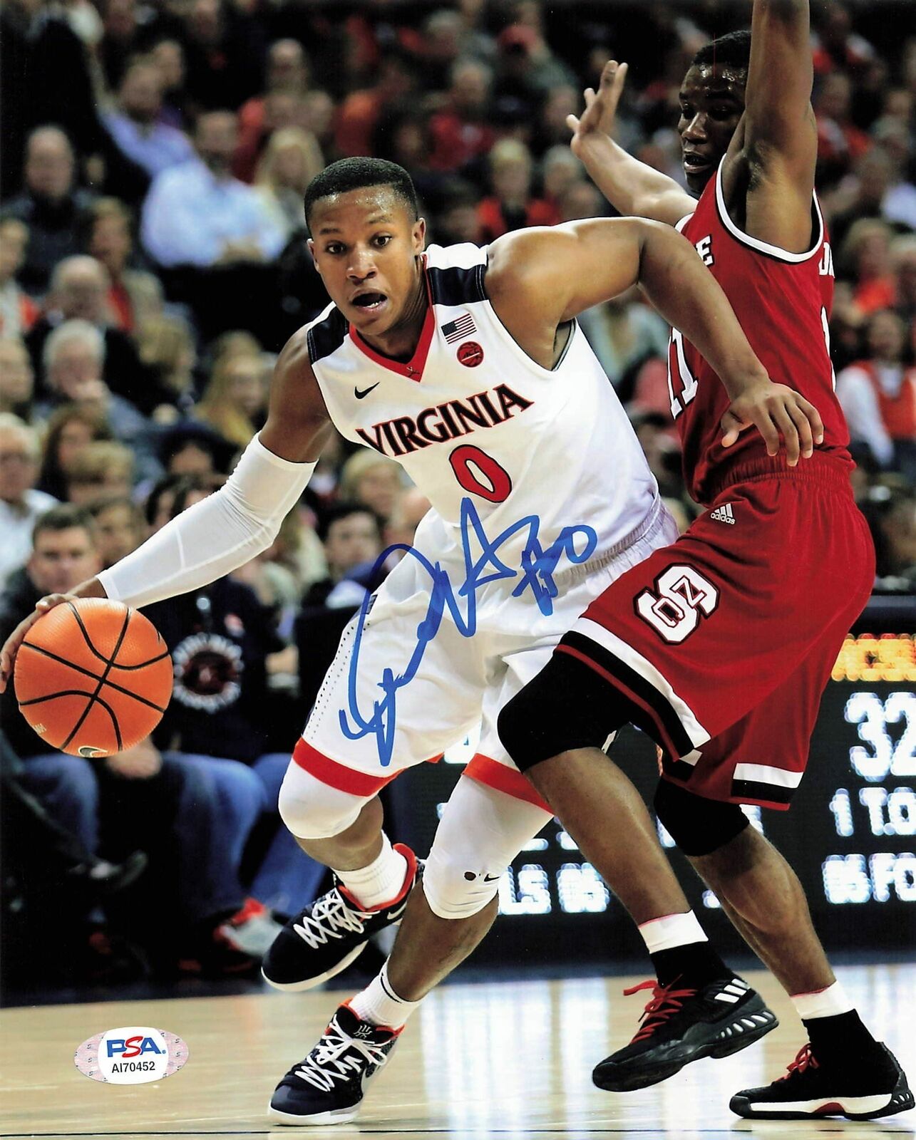 Devon Hall signed 8x10 Photo Poster painting PSA/DNA Virginia Autographed