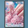 Girl - Diamond Painting - Partial Special Shaped Drill(Canvas|30*40cm)