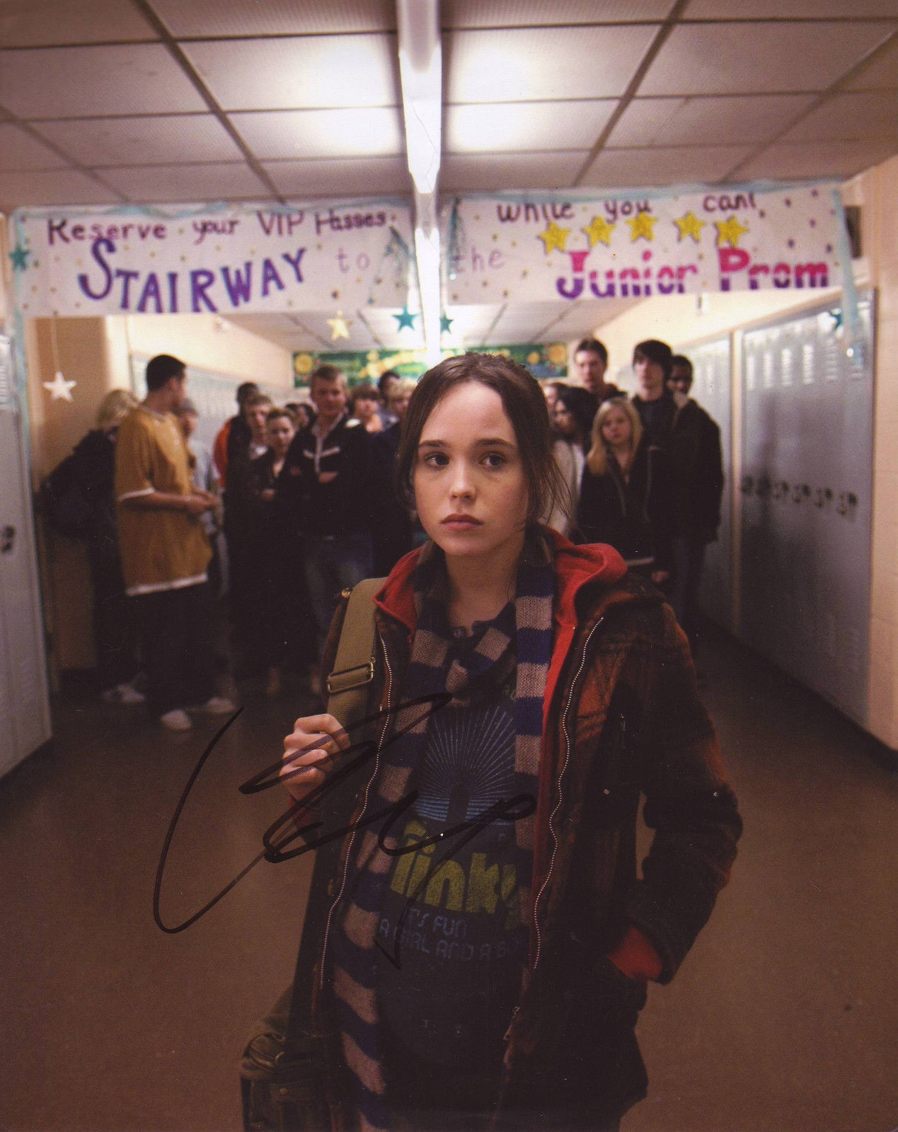 ELLEN PAGE AUTOGRAPH SIGNED PP Photo Poster painting POSTER 2