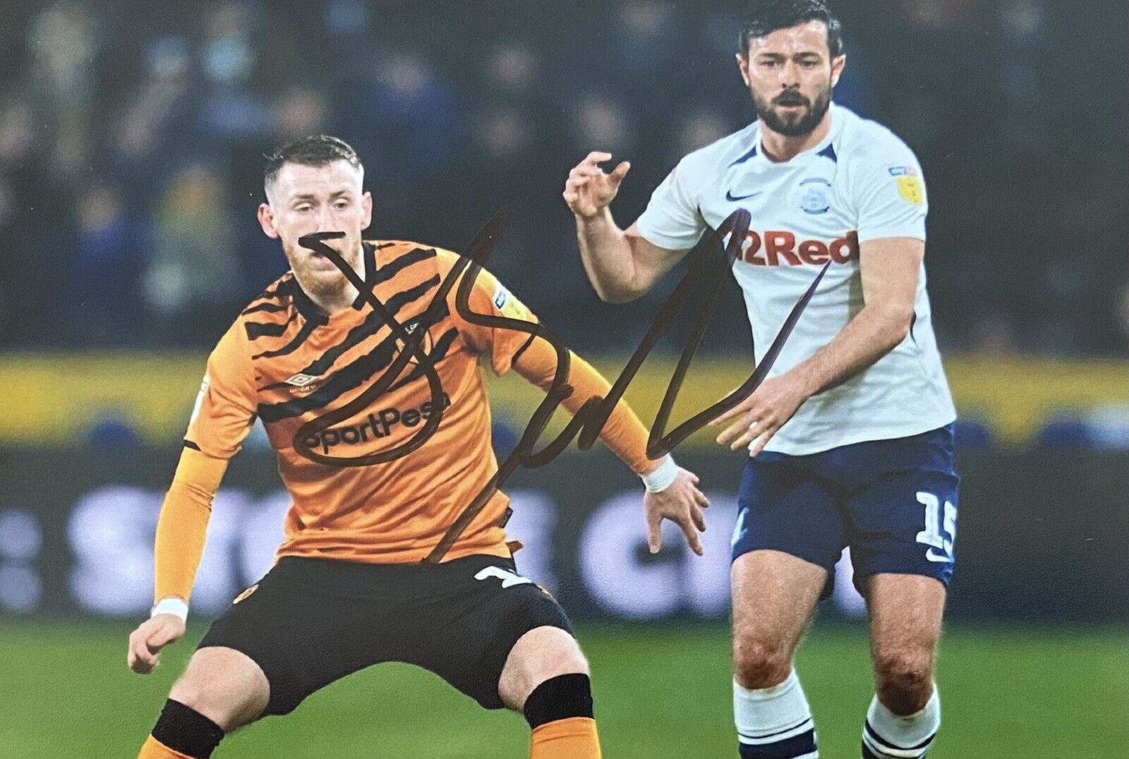 Josh Bowler Genuine Hand Signed Hull City 6X4 Photo Poster painting