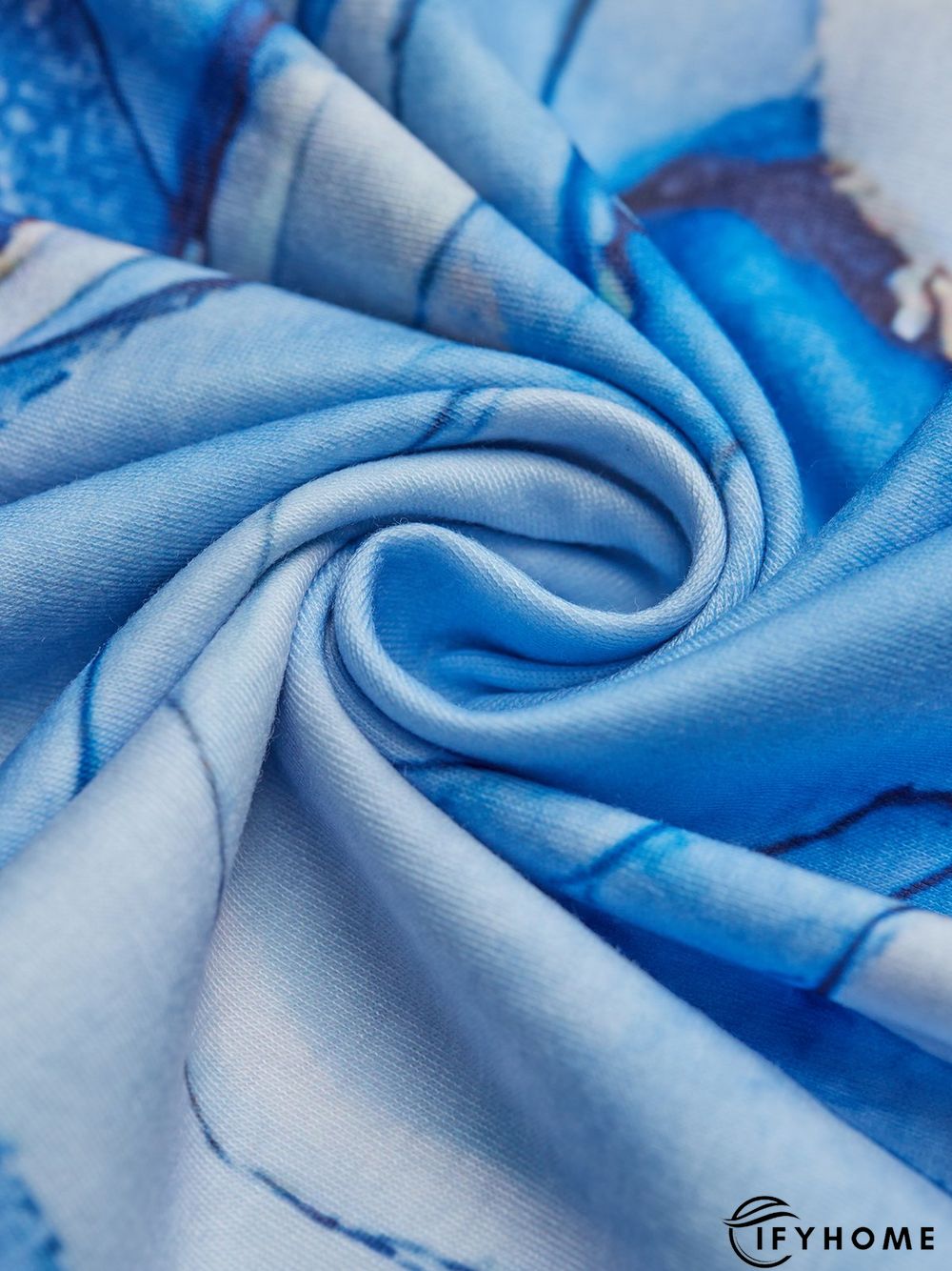 Abstract Short Sleeve Square Neck Casual Dress | IFYHOME