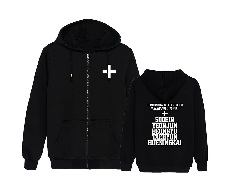 TXT Zip Up Hoodie