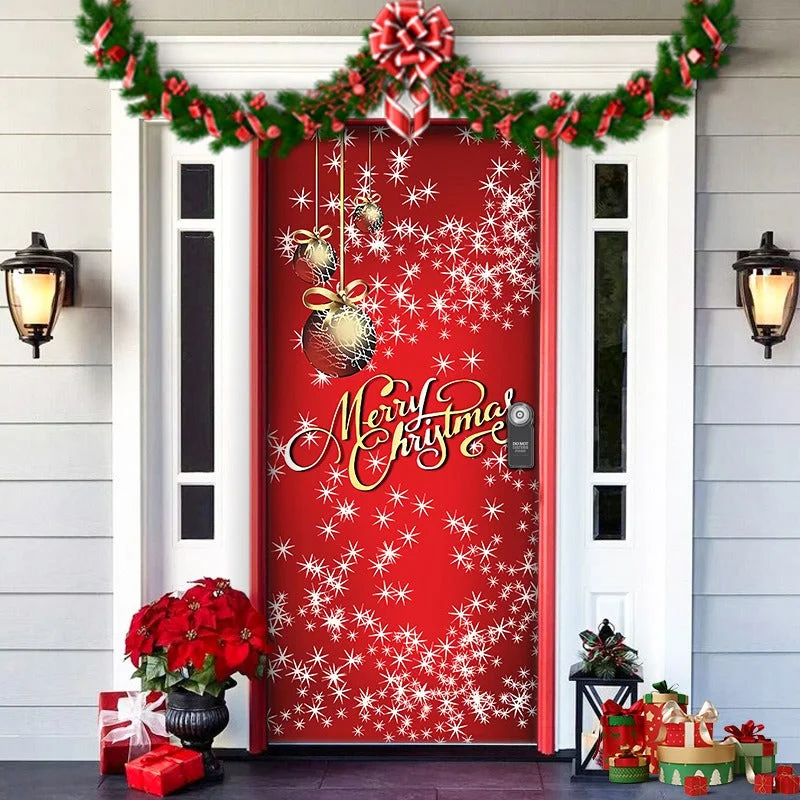 Nightmare Before Christmas Outdoor Decorations Props Christmas Elves Door Cover