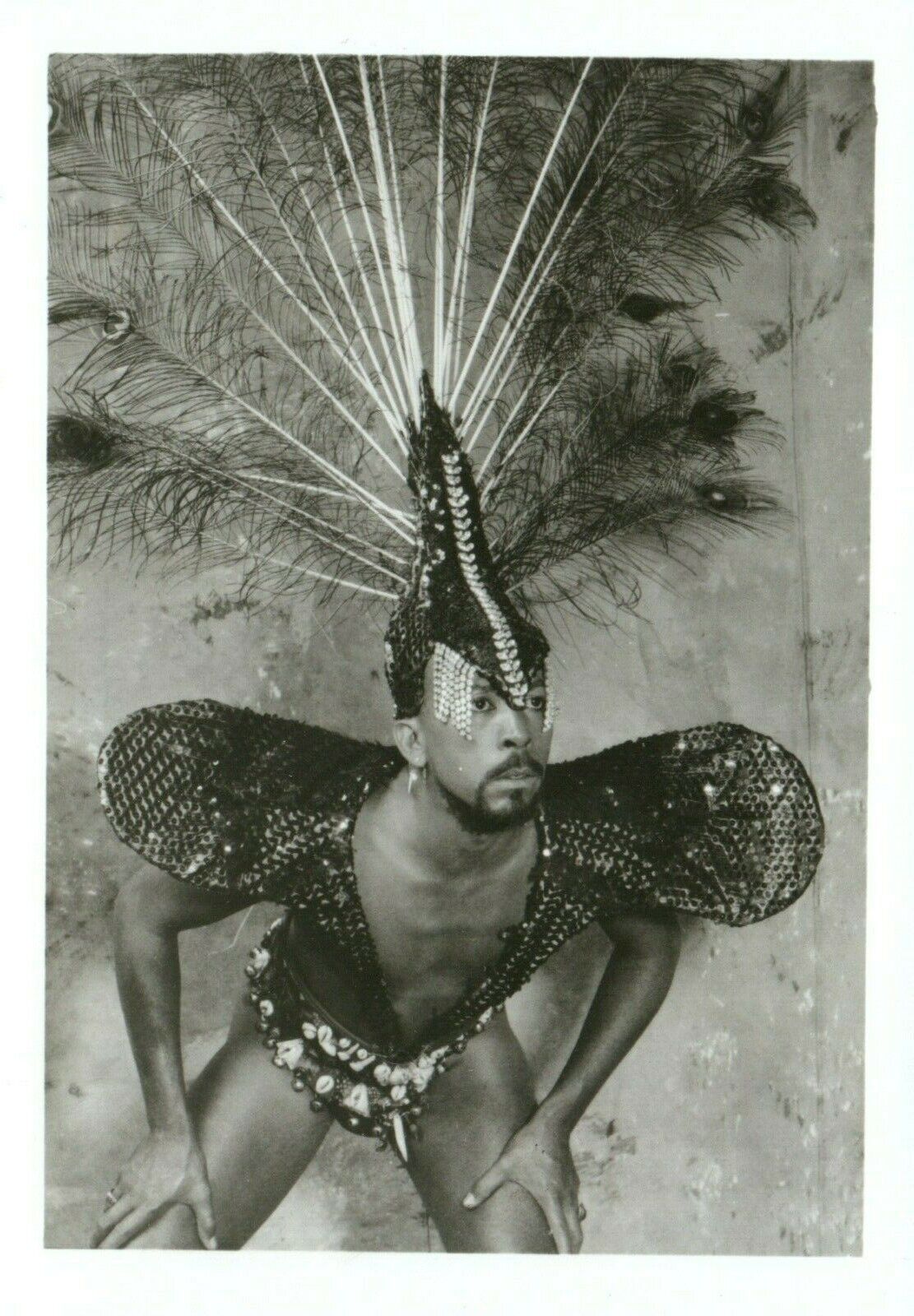 EDIR PASSOS Casa Myrna Vazquez Brazilian Carnaval 1992 5x7 Promo Press Photo Poster painting