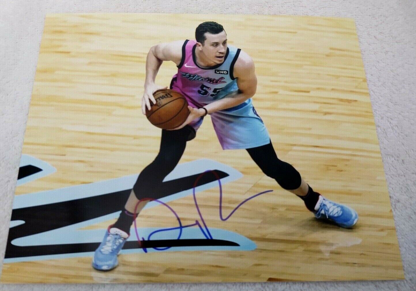 DUNCAN ROBINSON MIAMI HEAT SIGNED AUTOGRAPHED 8X10 Photo Poster painting COA BASKETBALL NBA