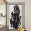 Black Cat Girl-11CT Stamped Cross Stitch 50*100cm/19.69*39.37in(Big Size)