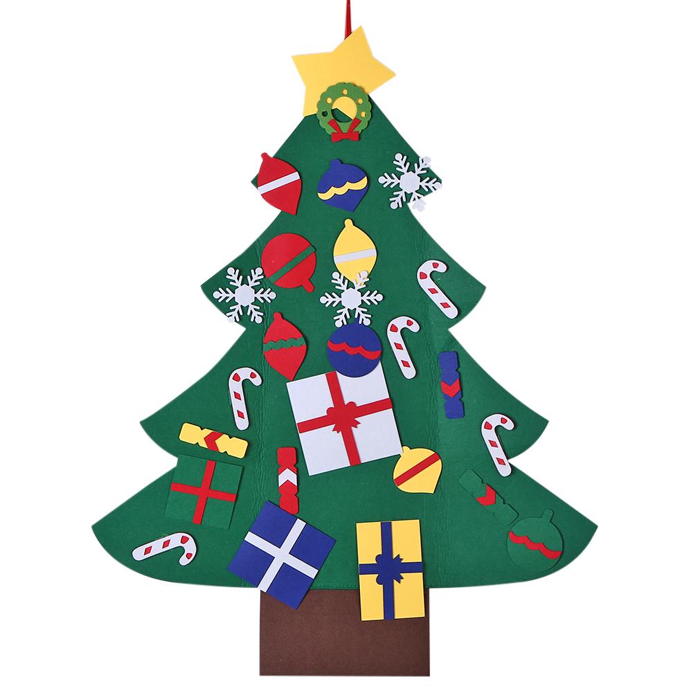 

DIY Xmas Tree Door Wall 3D Felt Hanging Kid Educational Gift Ornament Decor, 501 Original